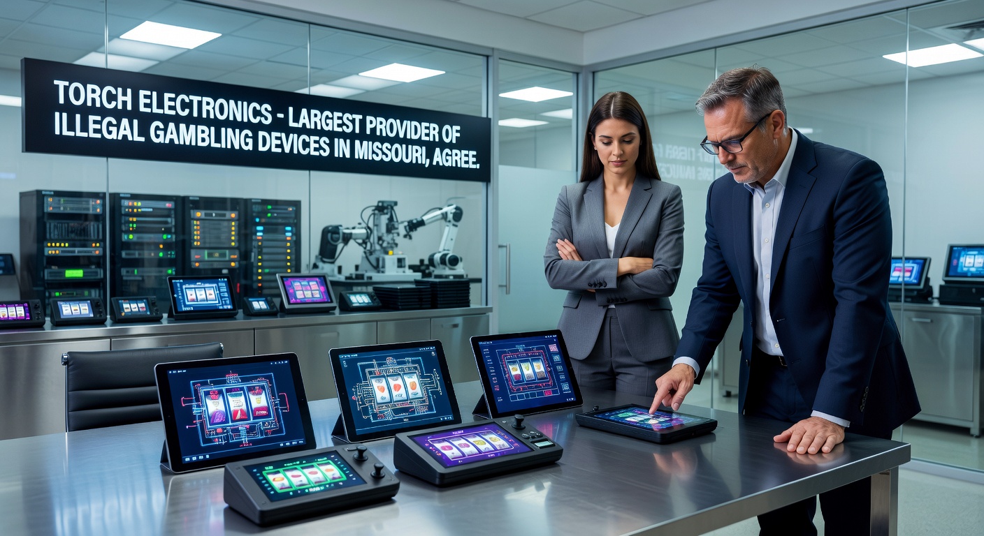 Interior rendering of Cadence Crossing casino featuring rows of modern slot machines, a vibrant center bar, lounge seating, and dining areas designed for neighborhood convenience