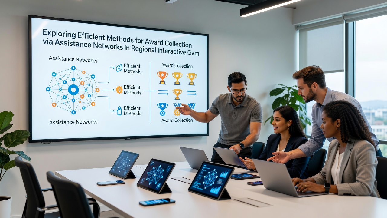 Network dashboard displaying synchronized award claims across multiple regional gaming events