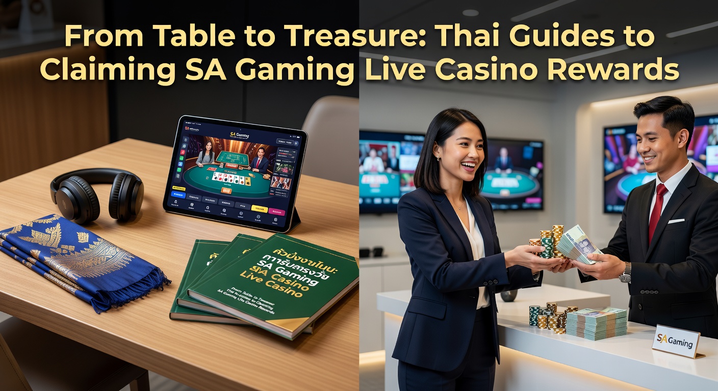 Close-up of SA Gaming reward dashboard on a Thai player's mobile device, displaying bonus claims and jackpot progress