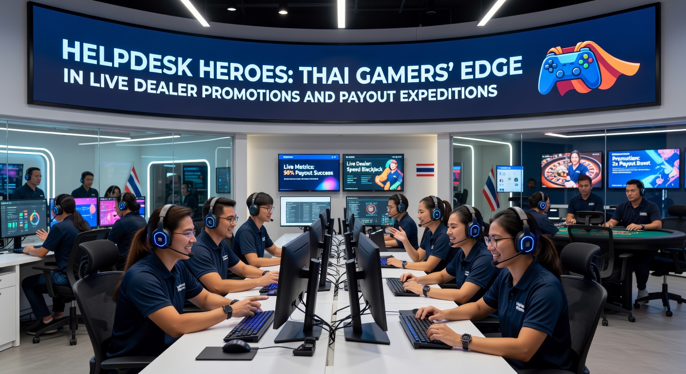 Thai gamers engaging with live dealer support on screens, highlighting promotions and payout interfaces