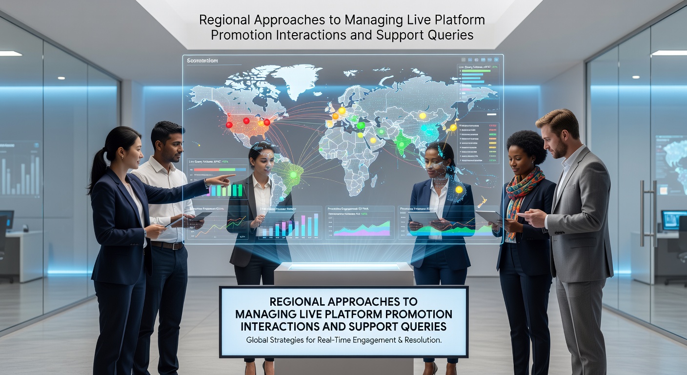 Regional differences in live platform promotion management across global gaming markets