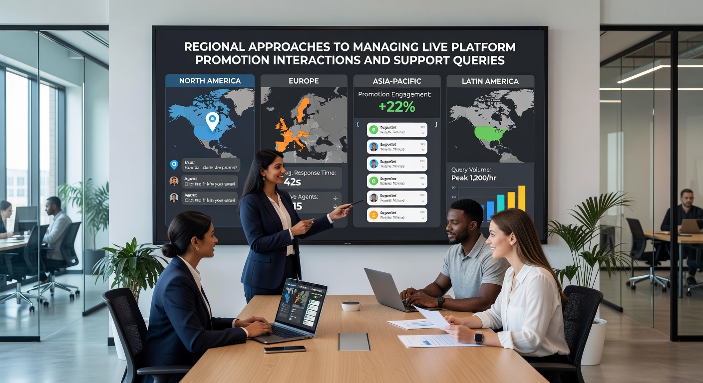 Support teams managing live platform queries in different regulatory regions
