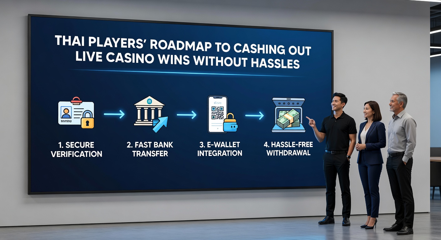 Close-up of a smartphone screen showing a successful live casino withdrawal confirmation, featuring Thai baht symbols and a green checkmark